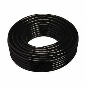 braided hose black