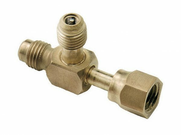 1/4 in SAE Female Hex x 1/4 in SAE M x 1/4 in SAE M w/cap & core CPS Access Fittings
