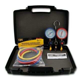 Manifold and Gauge 2-valve R22, R134a, R404A, R407C Vortech (MV2JS3C) CPS