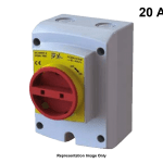 Isolator Rotary 4 Pole IP66 - 20 Amp BBJ