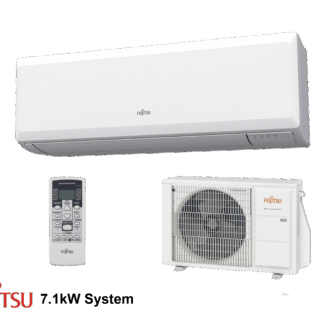 Evomart Fujitsu Economy Set 7.1kW (White) R32 Indoor Outdoor