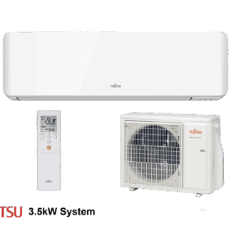 Fujitsu ASYG12KMCF Standard Series (White) 3.4kW R32 Wall Mount System