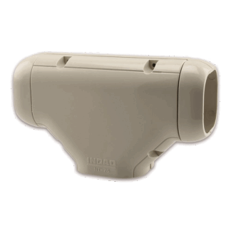 T-Joint Trunking Ivory/White NT