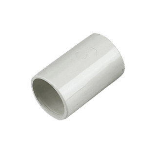 Coupling Overflow Black/White PVC 21.5mm