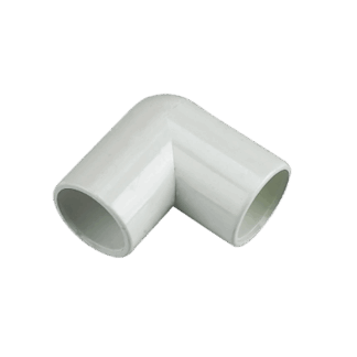 Bend Overflow 90°/135° Black/White PVC 21.5mm