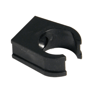 Pipe Clip Overflow Black/White 21.5mm