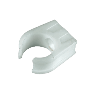 Pipe Clip Overflow Black/White 21.5mm - Pipe Clip Black 21.5mm