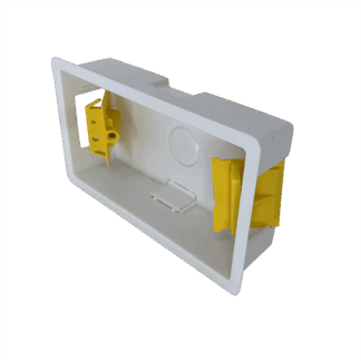 Back Box Plastic 2G 25mm