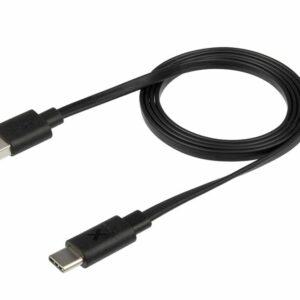 Cable Flat USB to Type-C 1. (3A) Black X-Storm