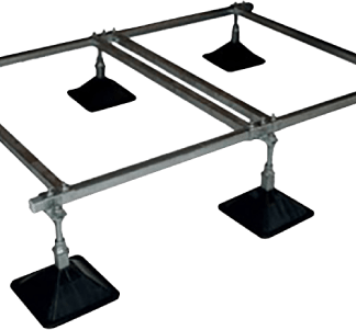 Base Mount Frames for Air Conditioning and Refrigeration on flat roofs.