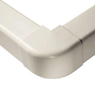 ASHP Ivory Flat Bend 90Deg 140mm (TR-FB-140)