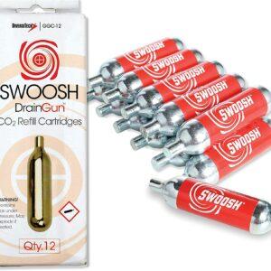 SWOOSH CO2 Refill Cartridges - Pack of 12