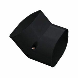 (SCF-100-K) Slimduct 100mm 45 degree Vertical Elbow - Black
