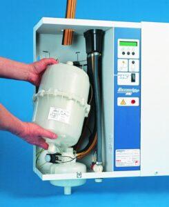 Fig 2 - Electrovap changing cylinder