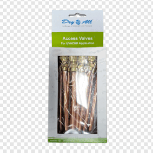 1/4" Access Valve w. Copper Tube 10cm 6.35mm 10pcs