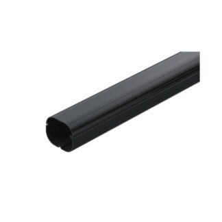 CD100BK Straight Duct (Black) 100mm