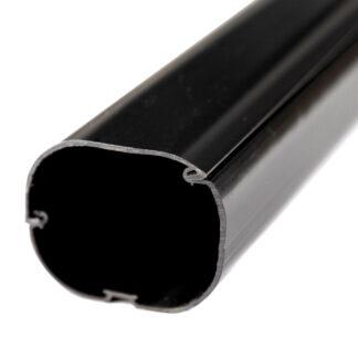 CD75BK Straight Duct (Black) 75mm Inoac
