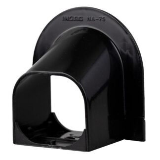 NA75BK Corner Cap (Black) 75mm Inoac