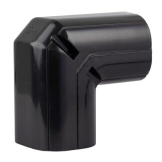 NC100BK Vertical Elbow (Black) 100mm