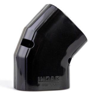 NM75BK Horizontal Flat Elbow 45° (Black) 75mm